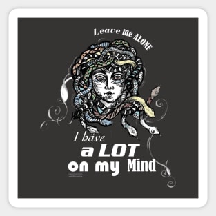 I have a Lot on my Mind. Sticker